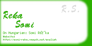 reka somi business card